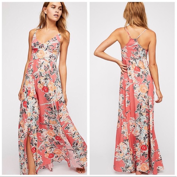 Free People Dresses & Skirts - Free People “into the vine” print slip dress